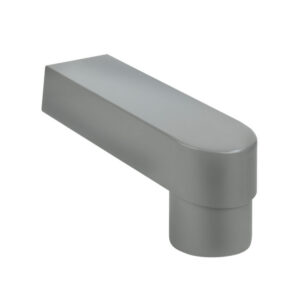 Stadsuitloop PVC 80mm 60x80mm 251mm - RAL7037