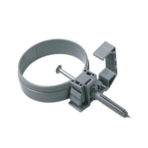 Hwa beugel KPA pvc met onderblok en slagplug 80 mm