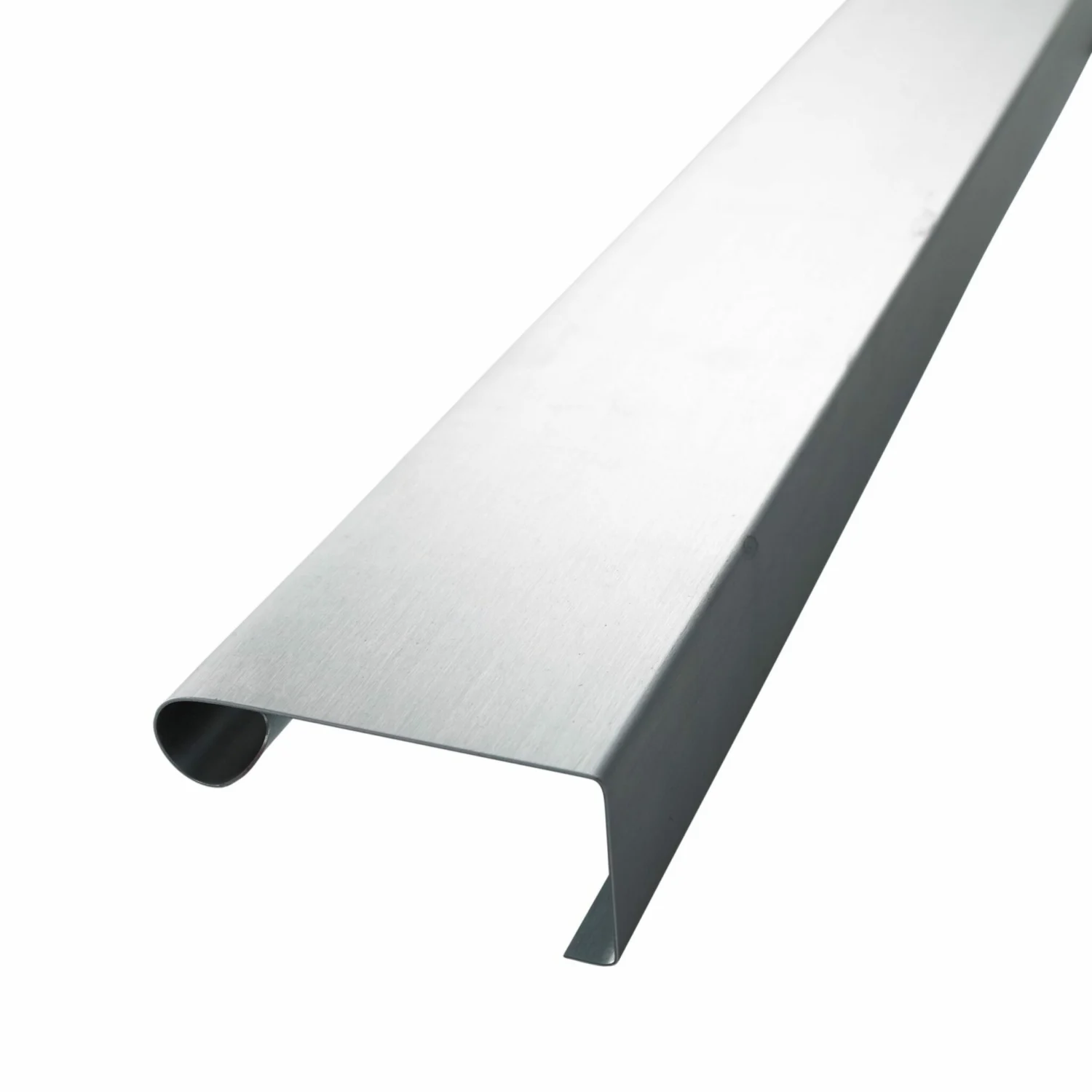 Snel-deklijst zink 90 gr. 2 meter