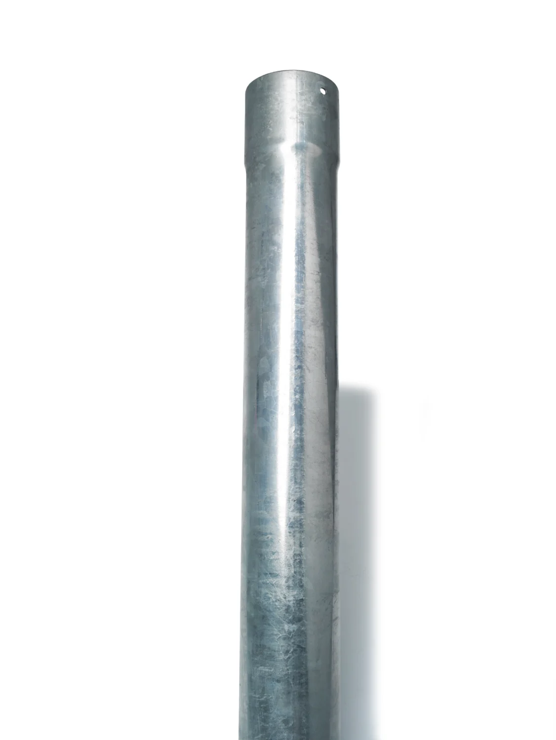 Stalen ondereind 100 mm 2 meter