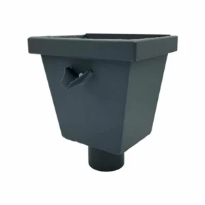 Vergaarbak junior 100 mm - P.10 antraciet | Prefa / Kallos - Afbeelding 1