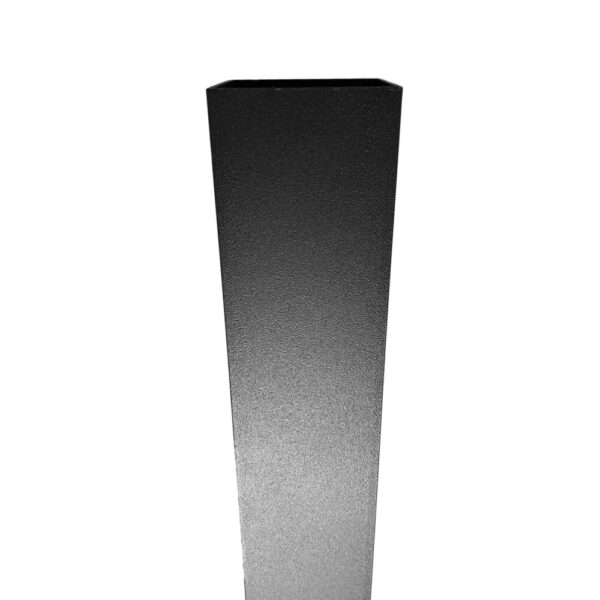 Aluminium regenpijp 100x100mm vierkant - 2 meter + spie - Ral-kleur custom - Afbeelding 2