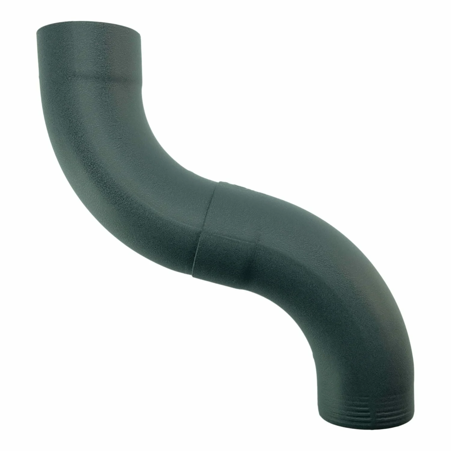 Bocht 72gr 80 mm - P.10 antraciet | Prefa