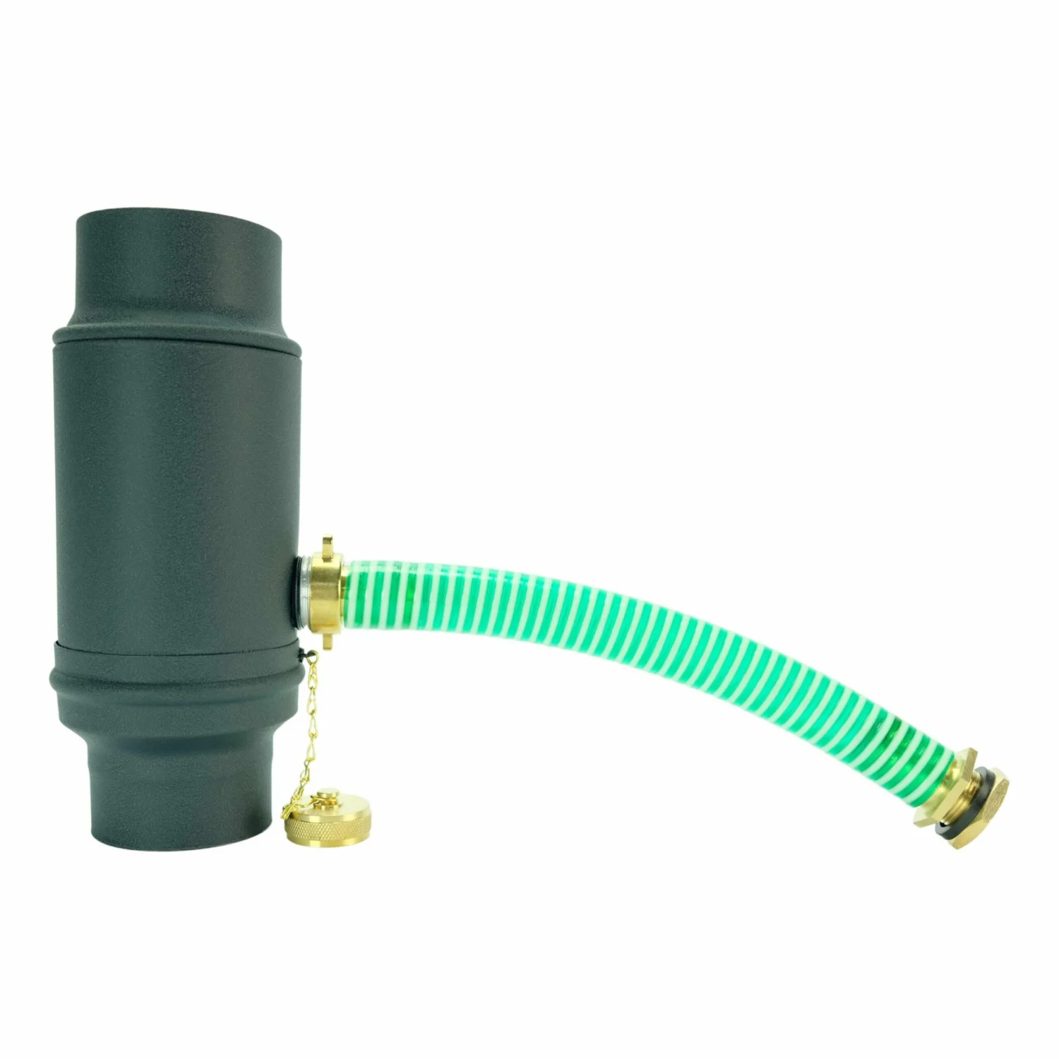 Waterverzamelaar 80 mm incl. slang en aansl. - antraciet | Prefa