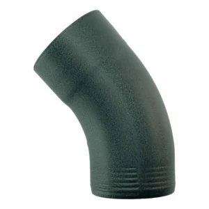Bocht 40gr 80 mm - P.10 antraciet | Prefa - Afbeelding 1