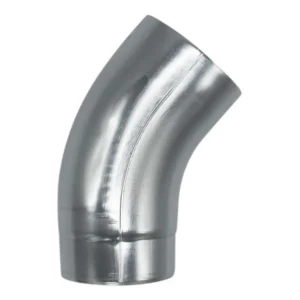 Bocht zink 80 mm 40gr (verjongd-spie) | Grömo/Nedzink - Afbeelding 1