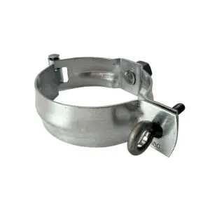 Zinken scharnierpijpbeugel 80mm M10