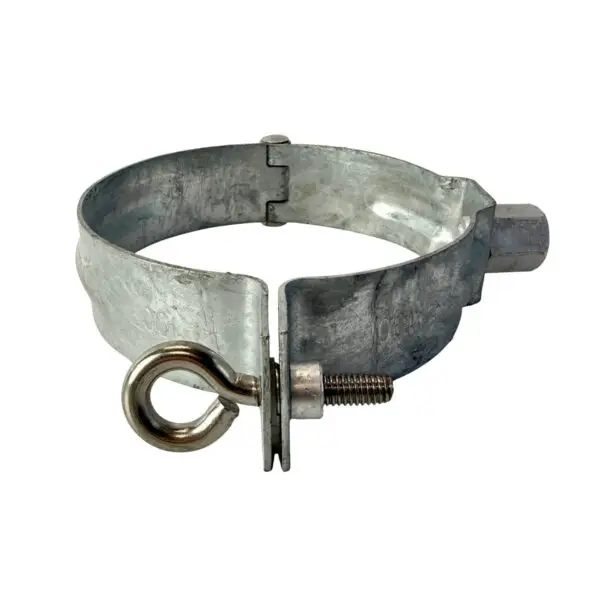 Scharnierbeugel gegalv. 100mm M10/M8 - Afbeelding 2