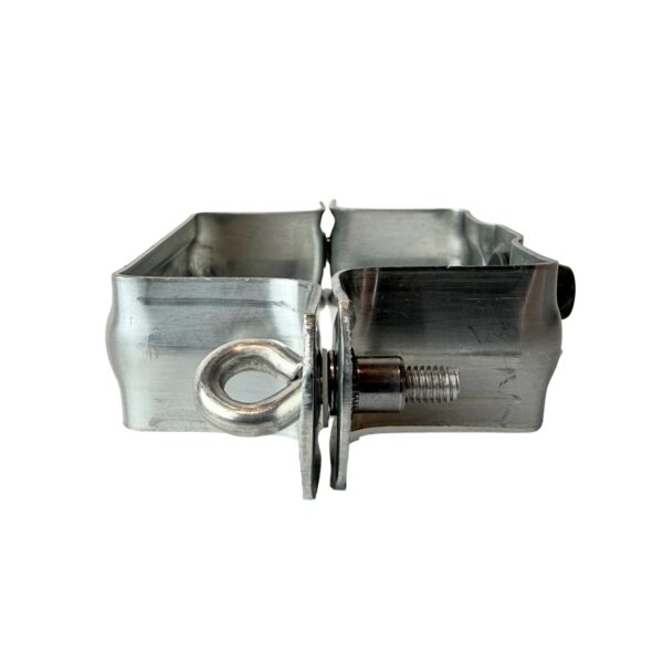 Scharnierbeugel zink 80x80mm M10 - Afbeelding 2