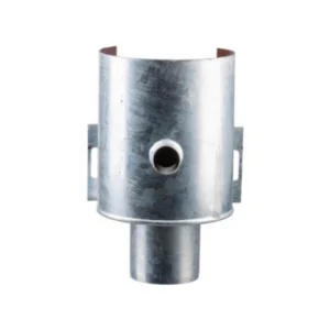 Stalen regenpijp vergaarbak (ondereind) 80 mm (zonder deksel) - Loromeij | Loromeij - Afbeelding 1