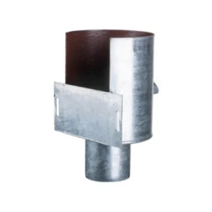 Stalen regenpijp vergaarbak (ondereind) 80 mm (zonder deksel) - Loromeij | Loromeij - Afbeelding 3