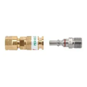 Perkeo Snelkoppelingset 3/8 lbi x 3/8 lbu