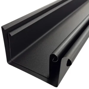 Bakgoot B400 3 meter - P.10 zwart | Prefa - Afbeelding 3