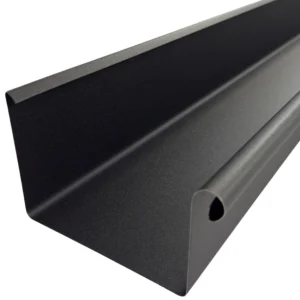 Bakgoot B400 3 meter - P.10 zwart | Prefa - Afbeelding 1