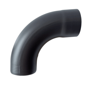 Aluminium regenpijp bocht 80mm 85gr - RAL 7021 fijnstructuur