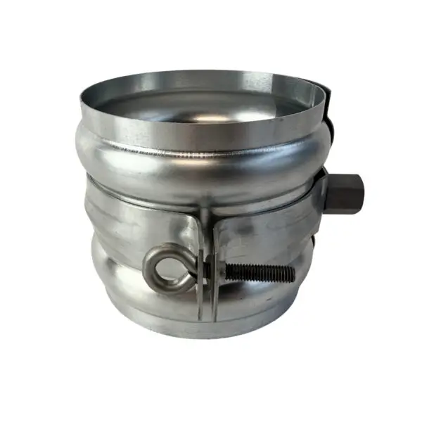 Zinken scharnierpijpbeugel 100mm met moer M10 + wrong - Afbeelding 2