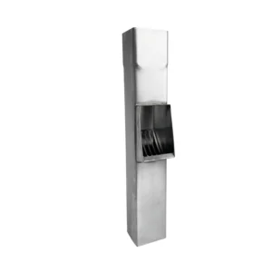 Bladafscheider zink 80x80 mm | Nedzink - Afbeelding 4