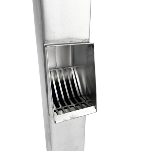 Bladafscheider zink 80x80 mm - Afbeelding 3