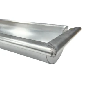 Mastgoot zink M37 3 meter 0.80mm incl. gesoldeerd kopschot - Afbeelding 2
