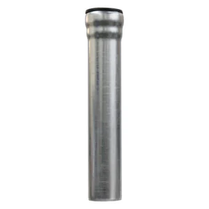 Stalen regenpijp (ondereind) 80 mm 2 meter - Loromeij | Loromeij - Afbeelding 1