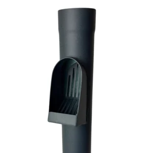Aluminium regenpijp bladafscheider 80 mm rond - P.10 antraciet | Prefa / Kallos - Afbeelding 4