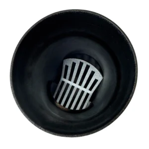 Aluminium regenpijp bladafscheider 80 mm rond - P.10 zwart | Prefa / Kallos - Afbeelding 2