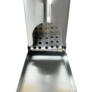 Regentonklep zink 80x80 mm met bladvanger | Grömo - Afbeelding 4