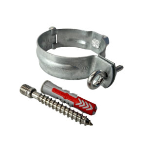 Ondereind beugel gegalv. SET 80mm M10