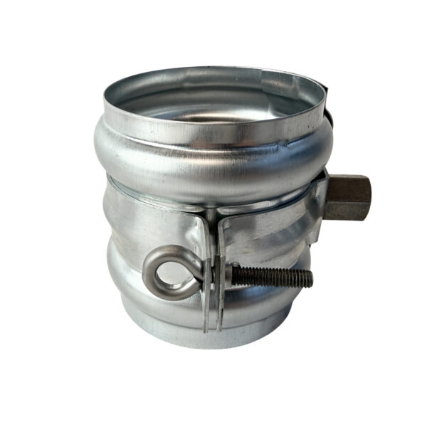 Zinken scharnierpijpbeugel 80mm M10 + wrong - Afbeelding 2