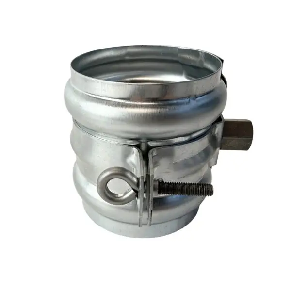 Zinken scharnierpijpbeugel 80mm M10 + wrong - Afbeelding 2