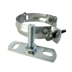 Zinken scharnierpijpbeugel 100mm met moer M10 - Afbeelding 8