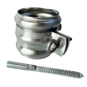 Zinken scharnierpijpbeugel 60mm M10 + wrong - Afbeelding 4