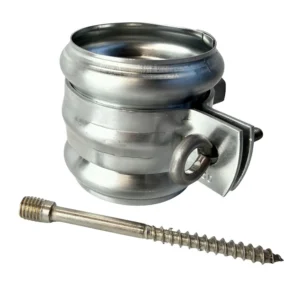 Zinken scharnierpijpbeugel 60mm M10 + wrong - Afbeelding 6