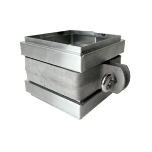 Scharnierpijpbeugel gegalv. 80x80mm M10 + wrong