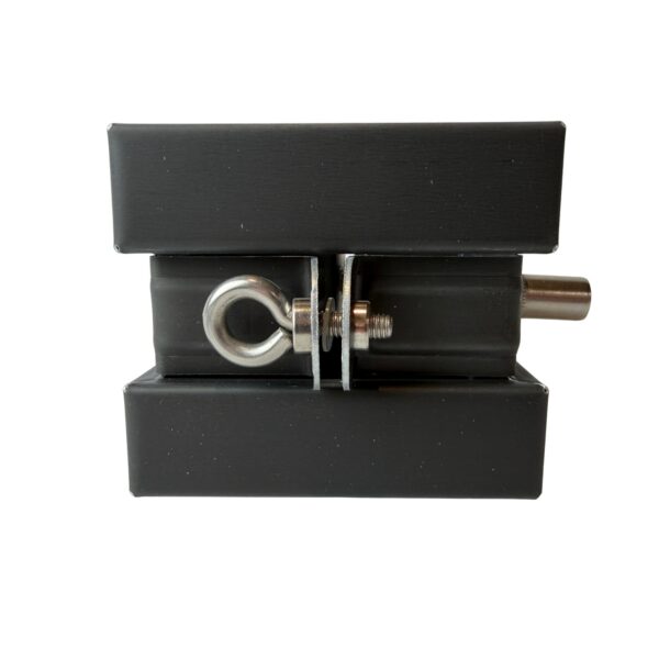 Scharnierpijpbeugel zink 80x80mm M10 – Noir + wrong - Afbeelding 2