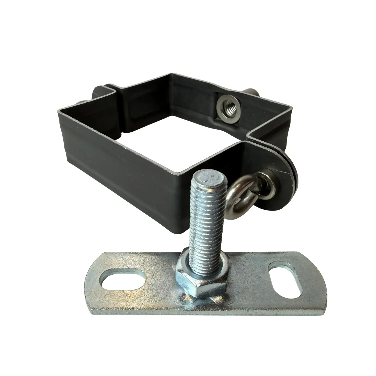 Scharnierpijpbeugel zink 80x80mm M10 – Noir