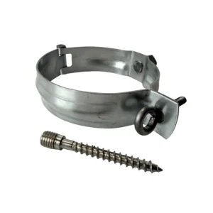 Zinken scharnierpijpbeugel 100mm met moer M10 - Afbeelding 6