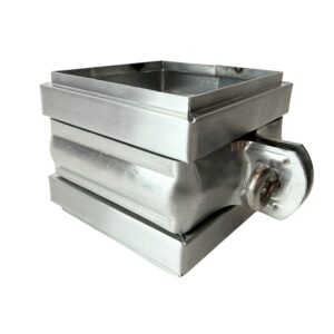 Scharnierbeugel zink 80x80mm M10 + wrong