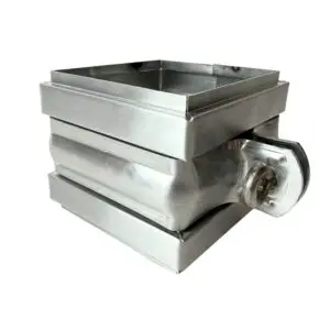 Scharnierbeugel zink 80x80mm M10 + wrong