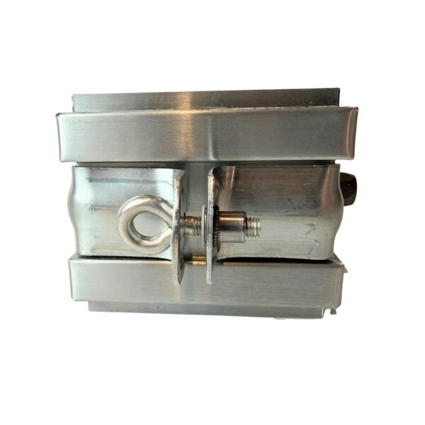 Scharnierbeugel zink 80x80mm M10 + wrong - Afbeelding 2