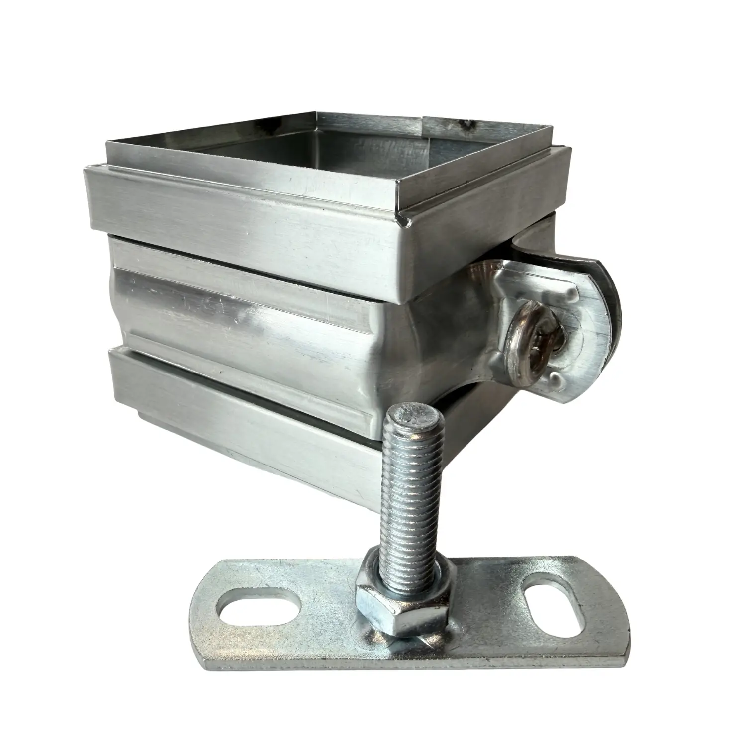 Scharnierbeugel zink 80x80mm M10 + wrong