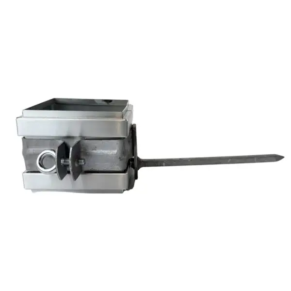 Scharnierpenbeugel gegalv. 80x80 mm + Wrong - Afbeelding 2