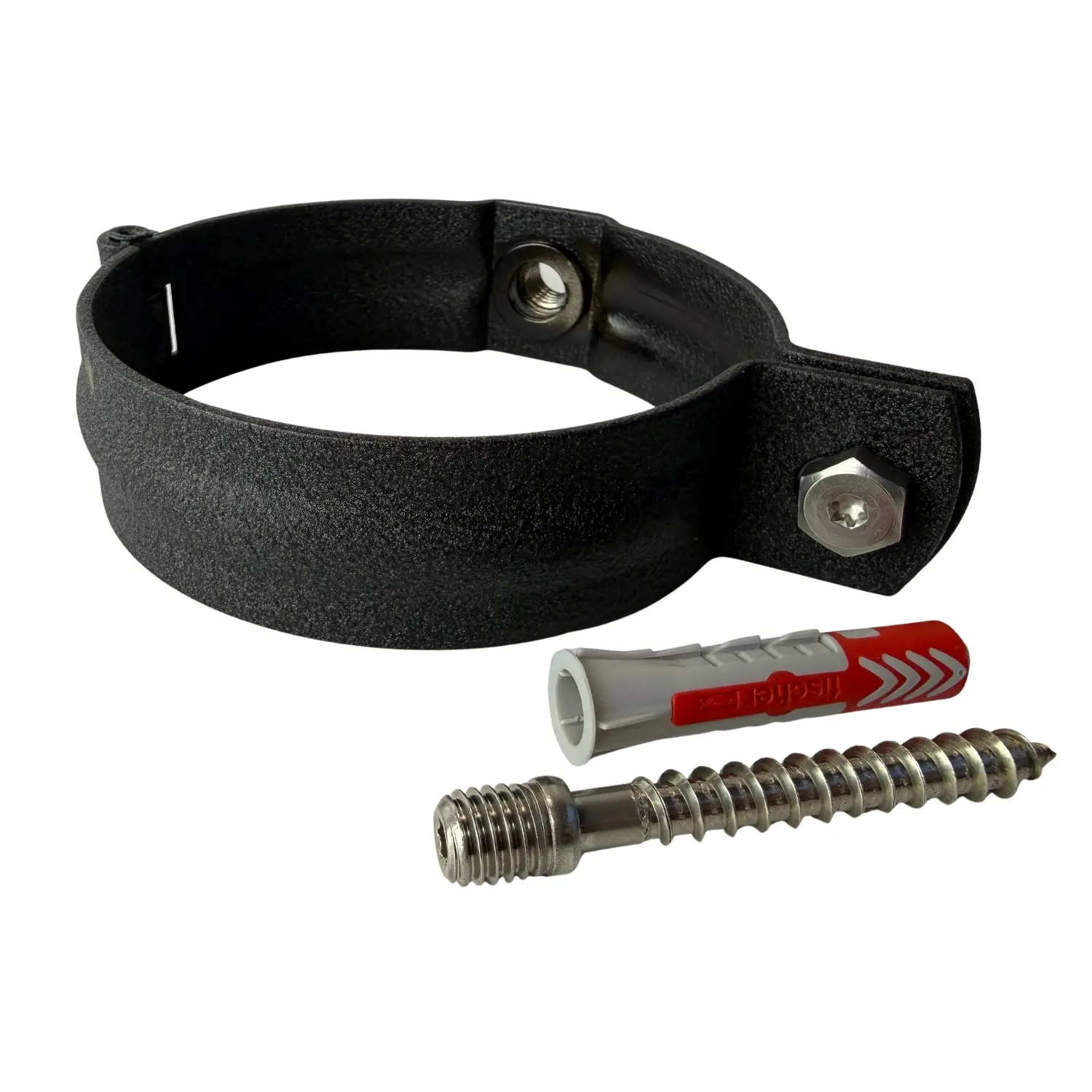 Scharnierbeugel SET M10 100mm - P.10 zwart