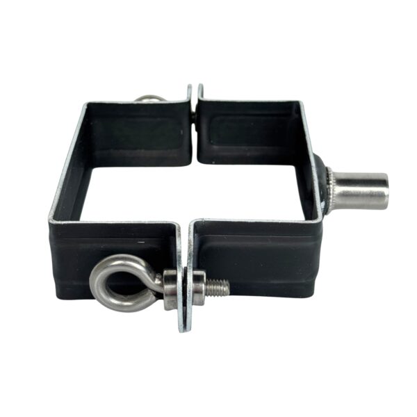 Scharnierpijpbeugel zink 80x80mm M10 – Noir - Afbeelding 2