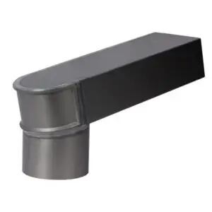 Stadsuitloop 60x100 mm naar 100 mm 330 mm lang - Nova | Nedzink