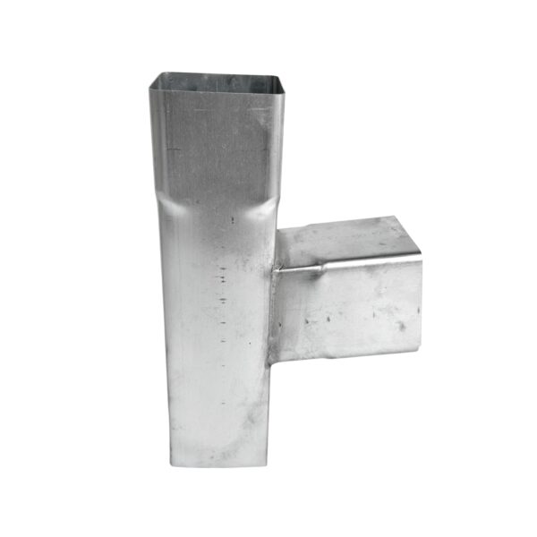 T-stuk zink 80x80mm 85gr - Afbeelding 2