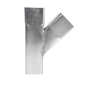 T-stuk zink 80x80mm 45 gr