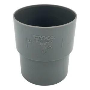 Verbindingsmof PVC 80mm t.b.v. rioolbuis aansluiting - Afbeelding 1