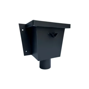 Vergaarbak zink 80 mm - Juinior - Noir | Nedzink - Afbeelding 1