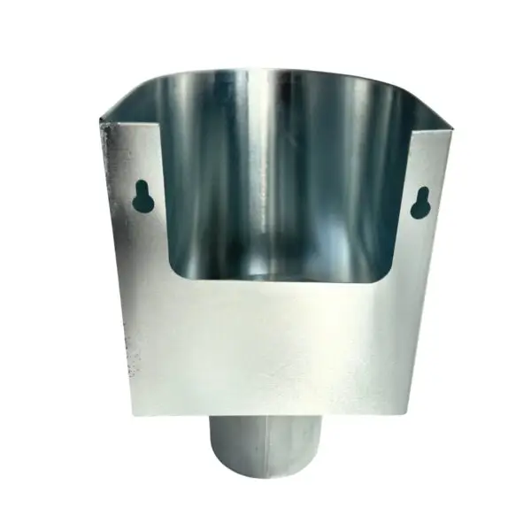 Vergaarbak zink 80 mm - Mini met uitsparing Nedzink | Nedzink - Afbeelding 2